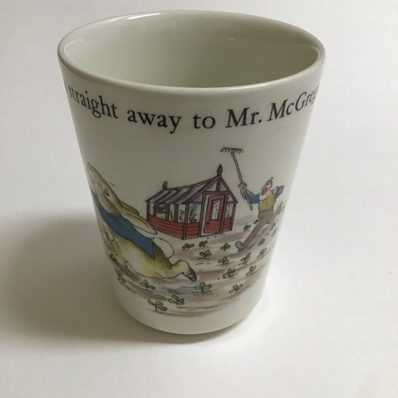 Wedgwood Beatrix Potter Peter Rabbit Porcelain Mug Child Cup England #33 Vintage - Picture 9 of 11